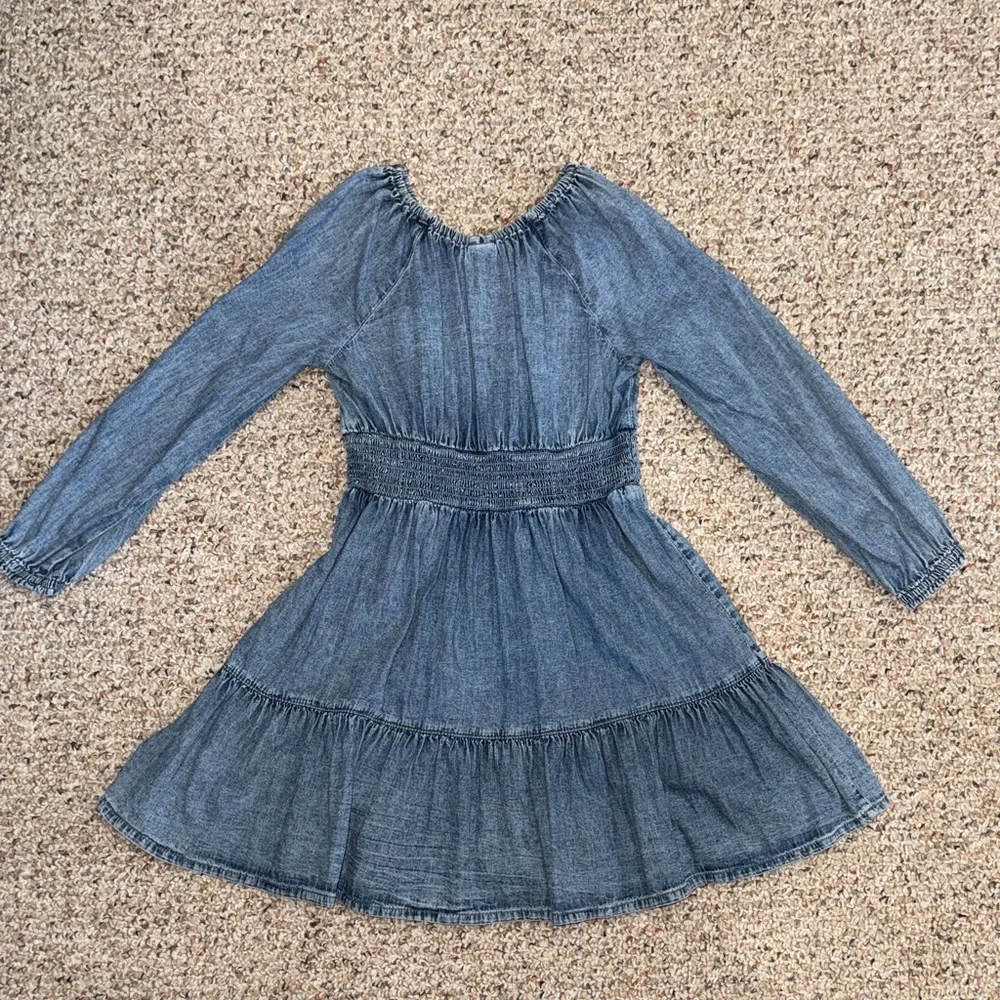 GAP Blue Denim Casual Kids Dress